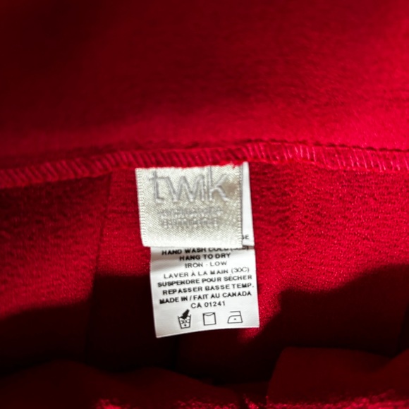 Red Twik Retro Midi Skirt - Picture 6 of 6